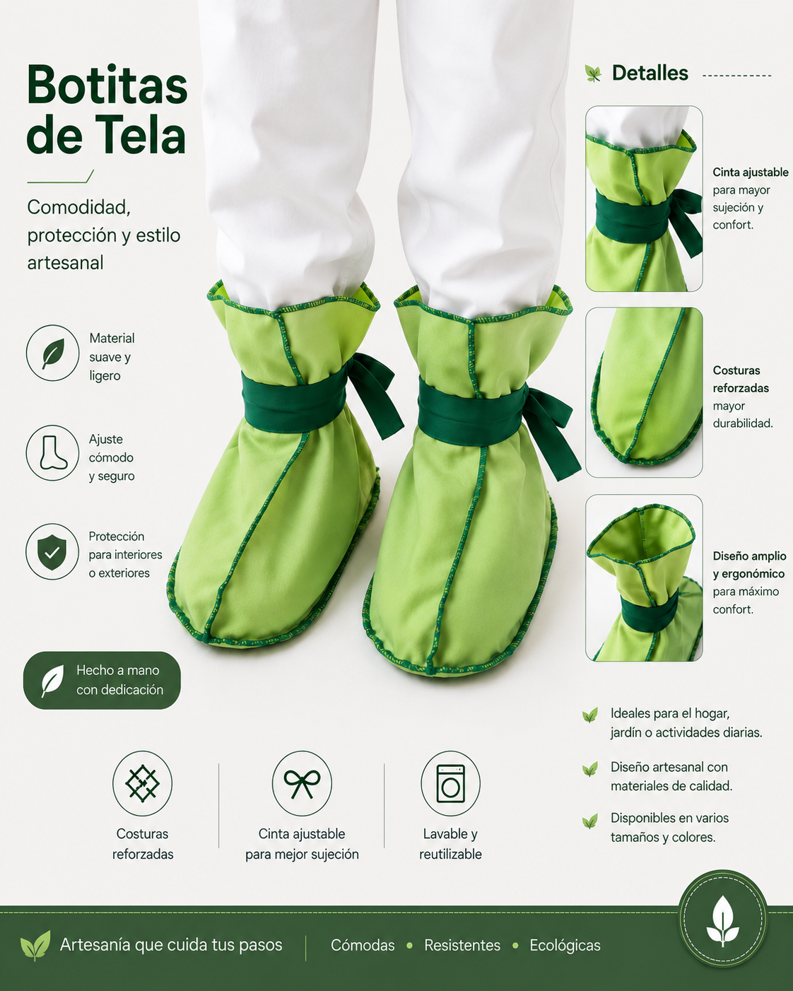 Botitas de tela
