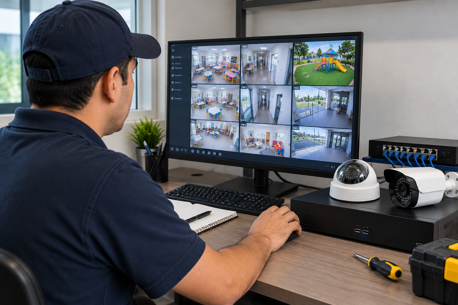 Instalación y configuración CCTV