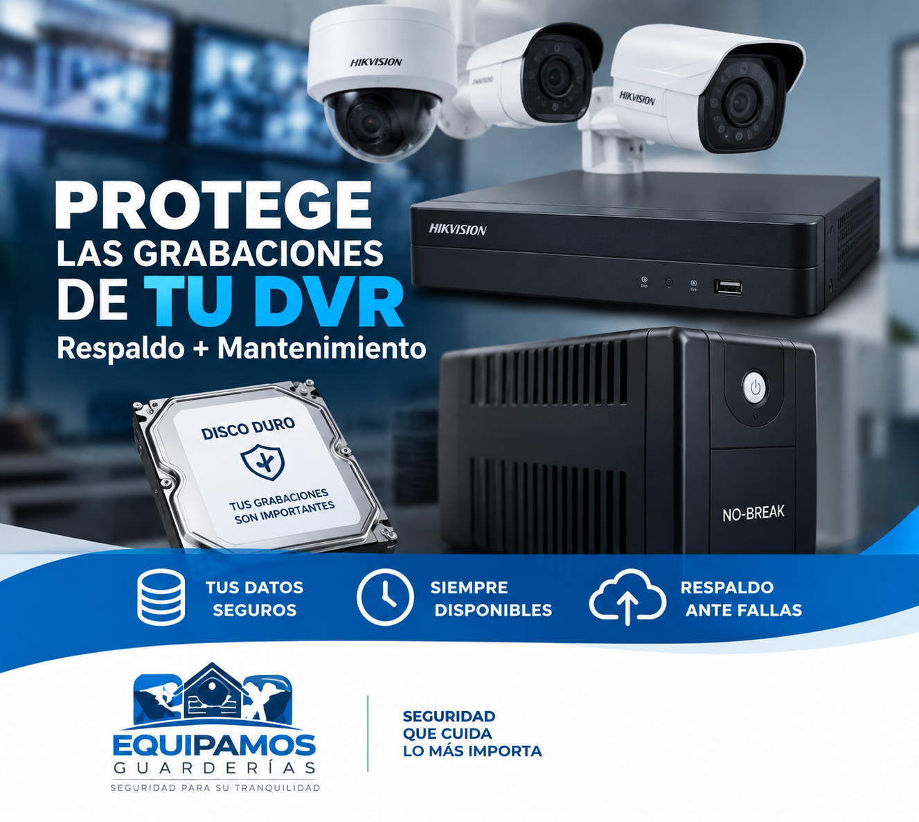 Protege las grabaciones de tu DVR